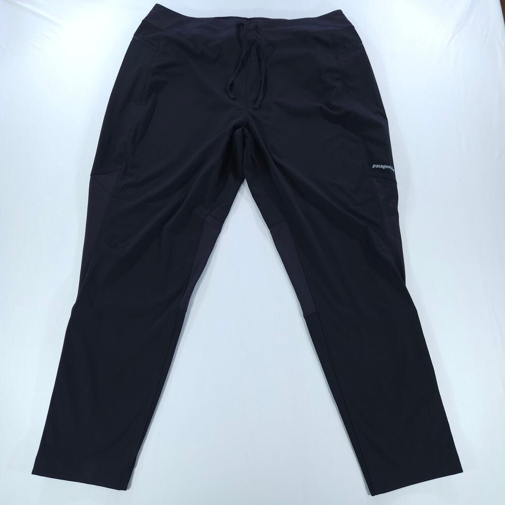 NWT Patagonia Women's Wind Shield Pants Black XL Windproof DWR Running Hiking